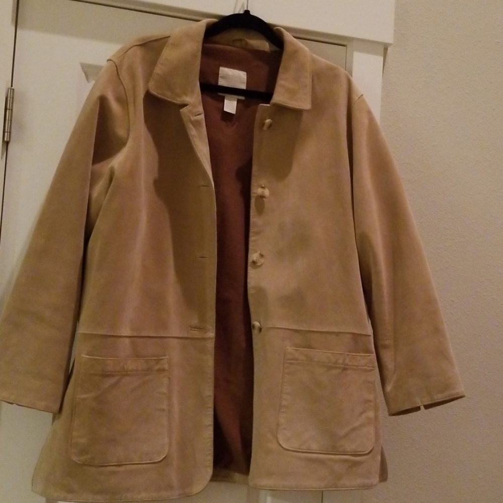 Genuine suede J.Jill jacket